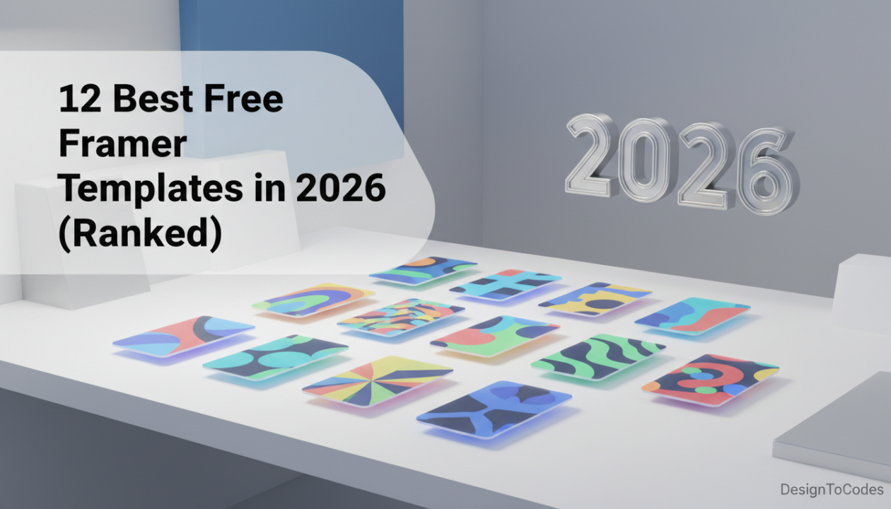 12 Best Free Framer Templates in 2026 (Ranked)