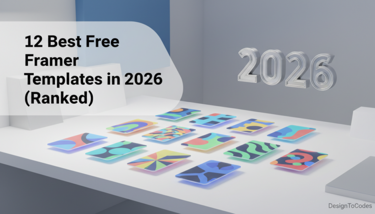 12 Best Free Framer Templates in 2026 (Ranked)