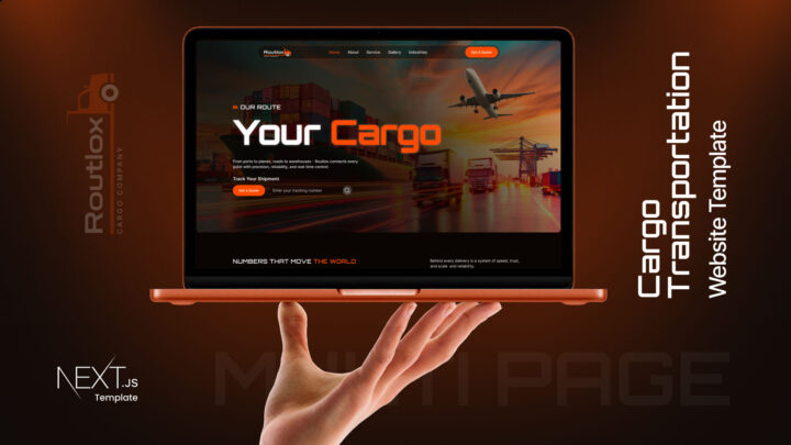 Routlox-Cargo-Transportation-Nextjs-Template-Thumbnail | DesignToCodes
