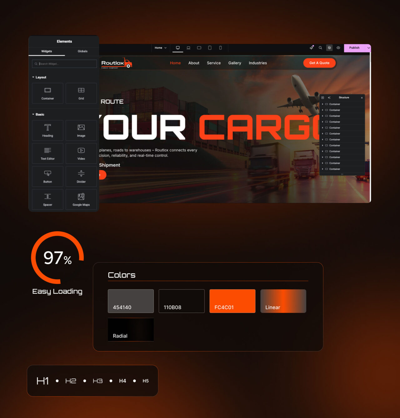 Routlox-Cargo-Transportation-WordPress-Theme | DesignToCodes