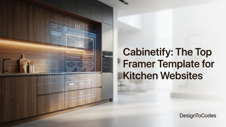 kitchen cabinet website template | DesignToCodes