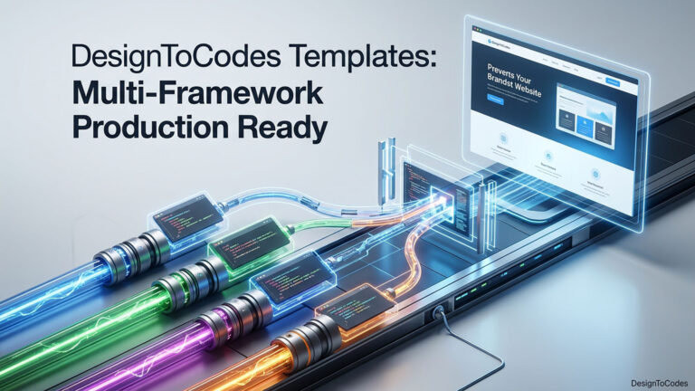 Inside DesignToCodes: Multi-Framework Templates - DesignToCodes