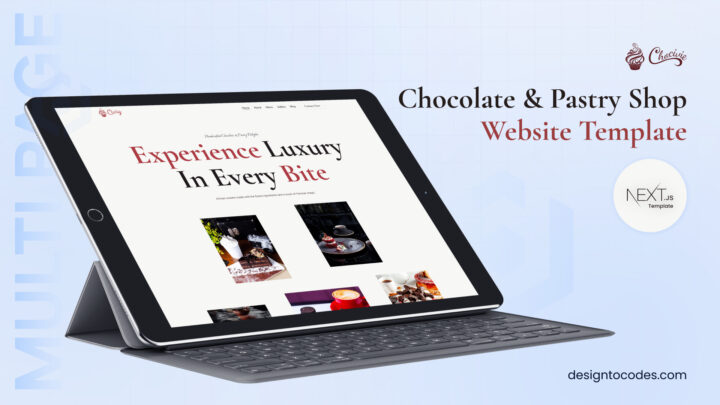 Chocivie-Chocolate-Pastry-Shop-Nextjs-Template | DesignToCodes