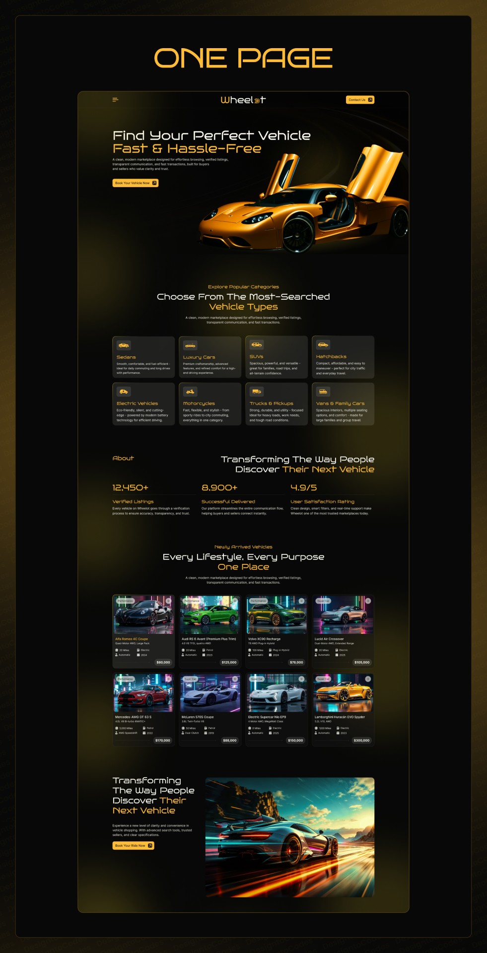 Wheelot-Vehicle-Marketplace-Framer-Template | DesignToCodes