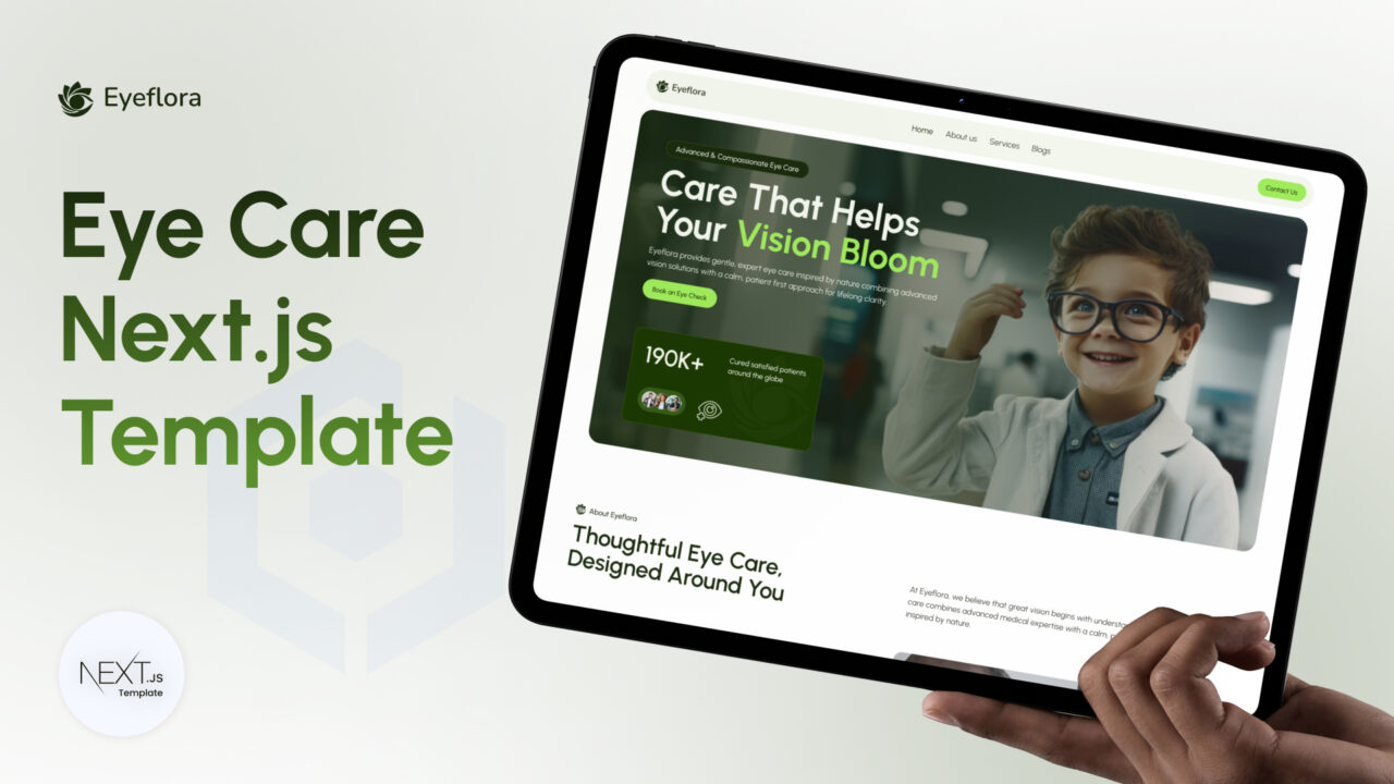 Eyeflora-Eye-Care-Nextjs-Template-Thumbnail | DesignToCodes