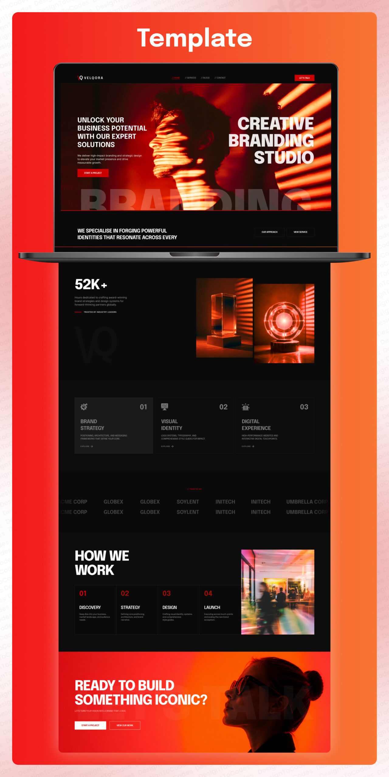 Velqora-Creative-Tech-Agency-Framer-Template | DesignToCodes