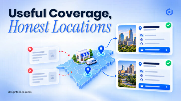 Service area pages | DesignToCodes